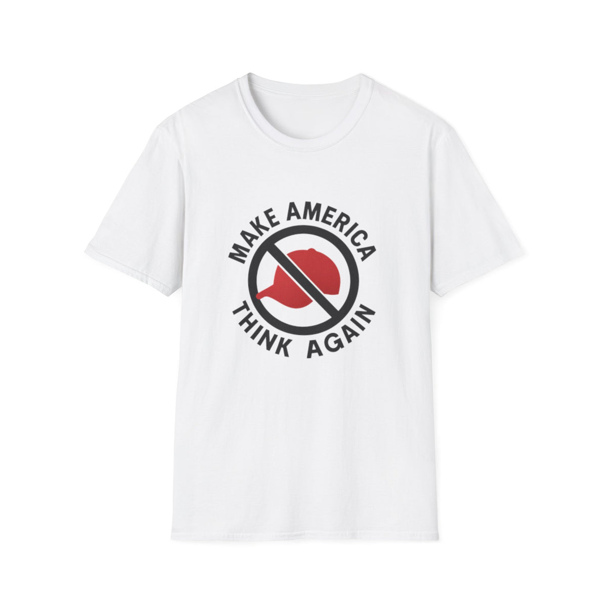 Make America Think Again T-Shirt, Unisex Tee, Political Apparel, Casual Wear, Gift for Activists, Statement Shirt